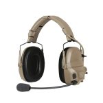 NFSTRIKE AMP Tactical Intercom Headset with Microphone ANC Helmet-style Walkie-talkie Earphone
