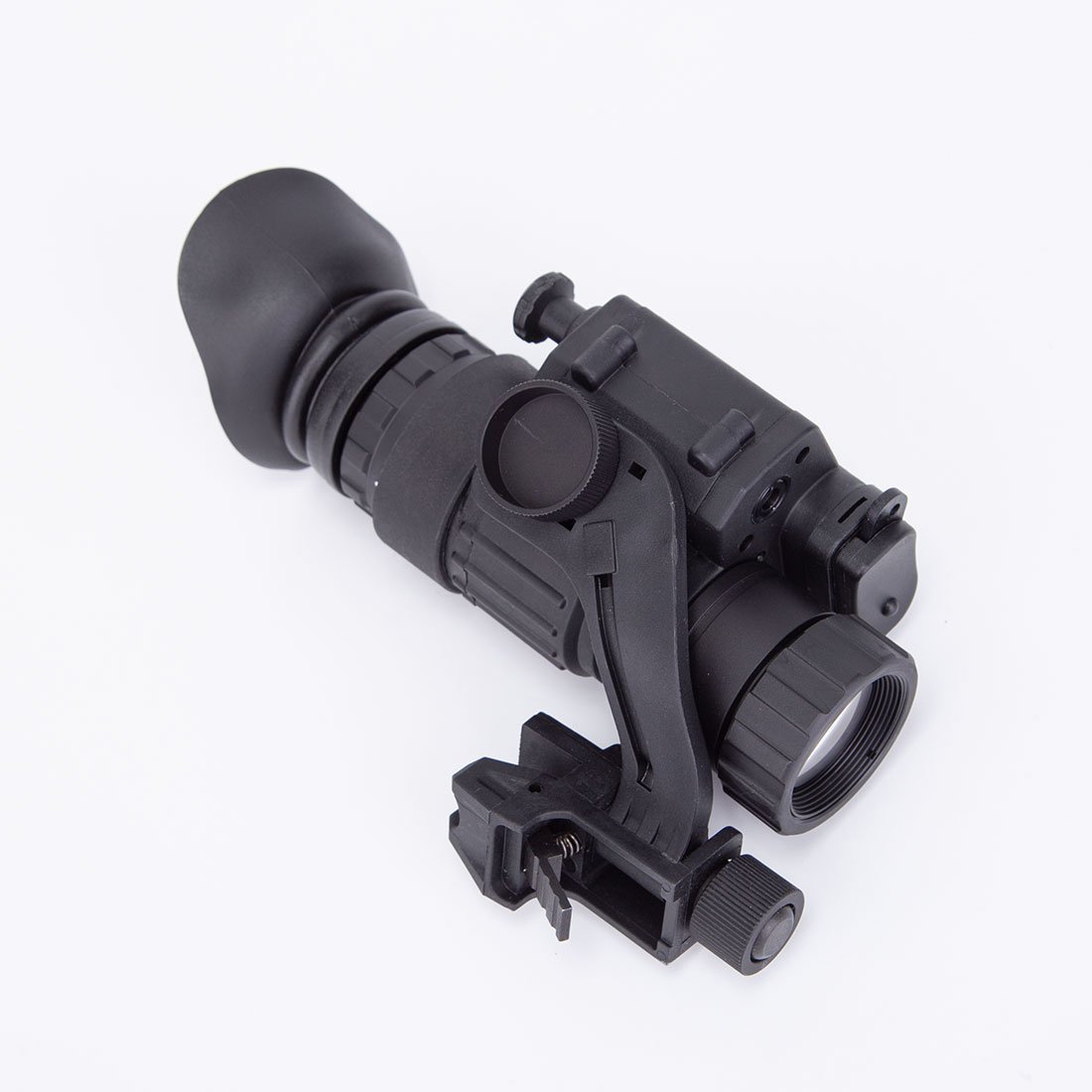 NFSTRIKE Head-mounted PVS-14 Micro Light Infrared Monocular Night Vision Device for Observation and Patrol (Black) - Imagen 3