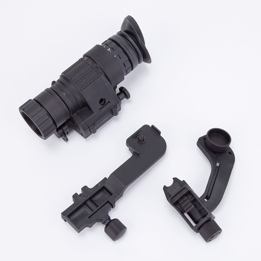 NFSTRIKE Head-mounted PVS-14 Micro Light Infrared Monocular Night Vision Device for Observation and Patrol (Black) - Imagen 5