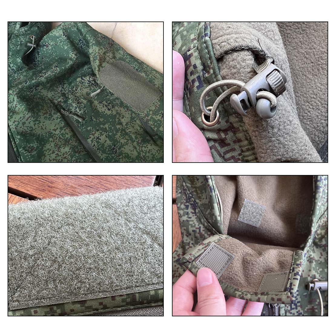 NFSTRIKE Russian EMR Military Softshell Disguise Waterproof Tactical Assault Jacket for Men (Green Camo) - Image 4