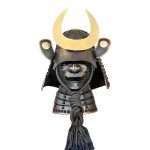 Japanese Antique Samurai Wearable Armor Helmet Display Prop