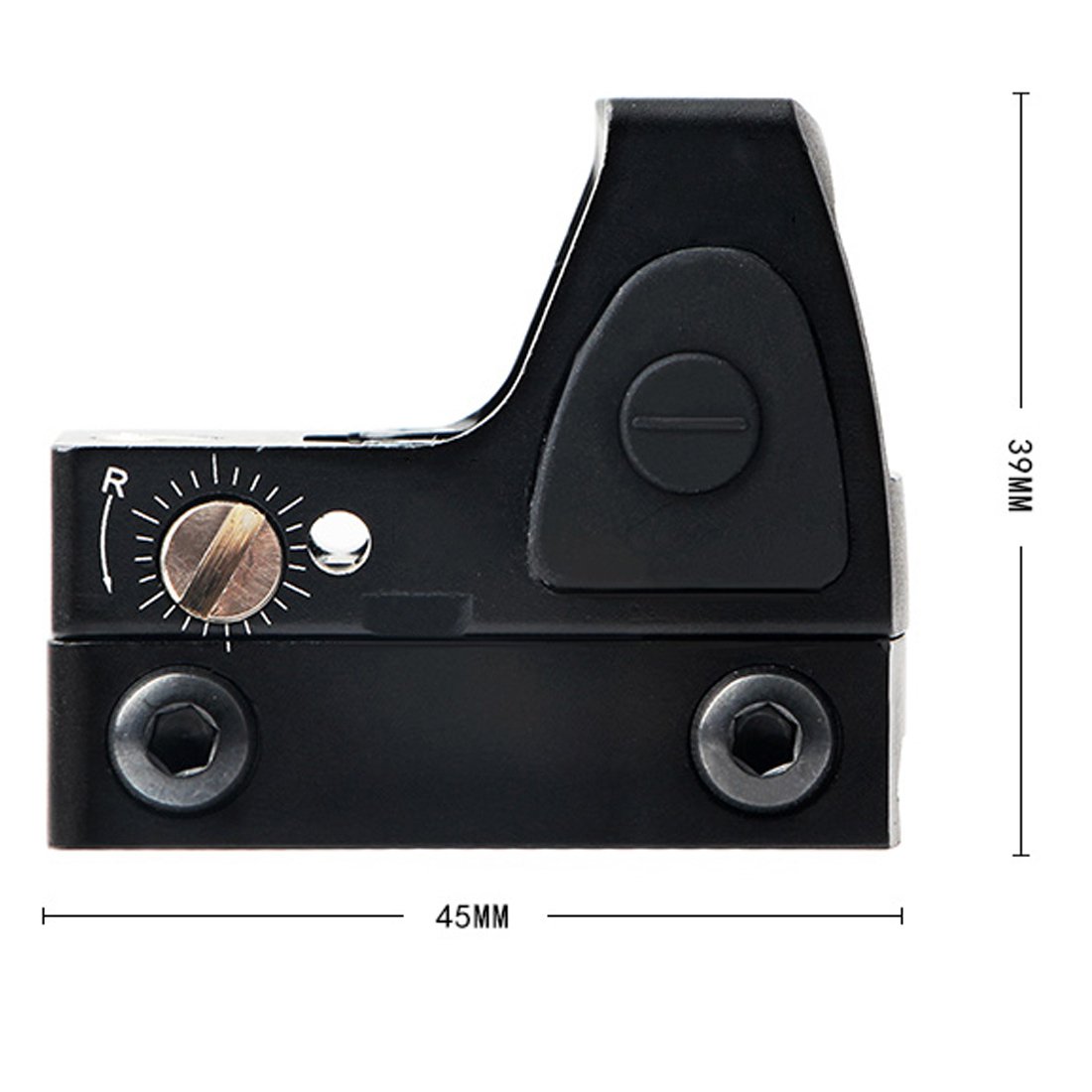 JH602-2 Concealed Holographic Sight with Internal Red Dot for Airsoft - Image 4