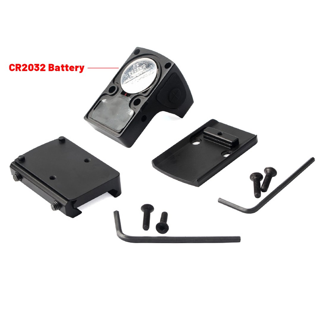 JH602-2 Concealed Holographic Sight with Internal Red Dot for Airsoft - Image 5