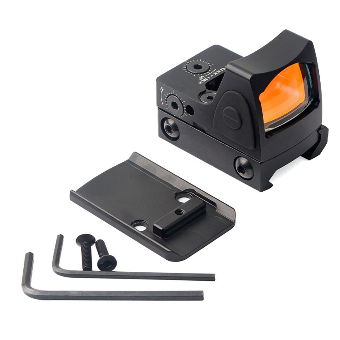 JH602-2 Concealed Holographic Sight with Internal Red Dot for Airsoft - Image 6