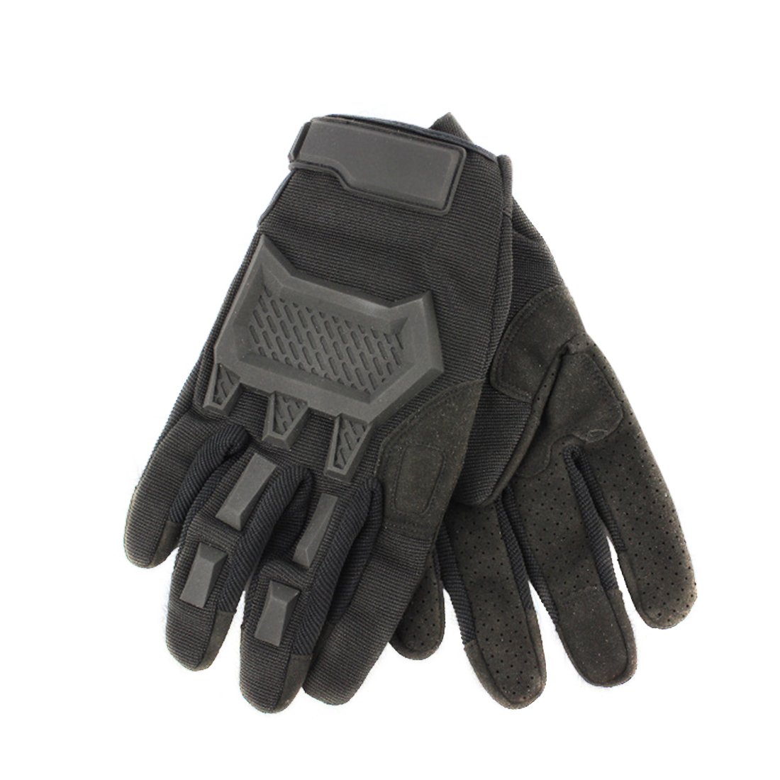 Outdoor Equipment Tactical Full Finger Gloves Non-slip Gloves - (Black) XL
