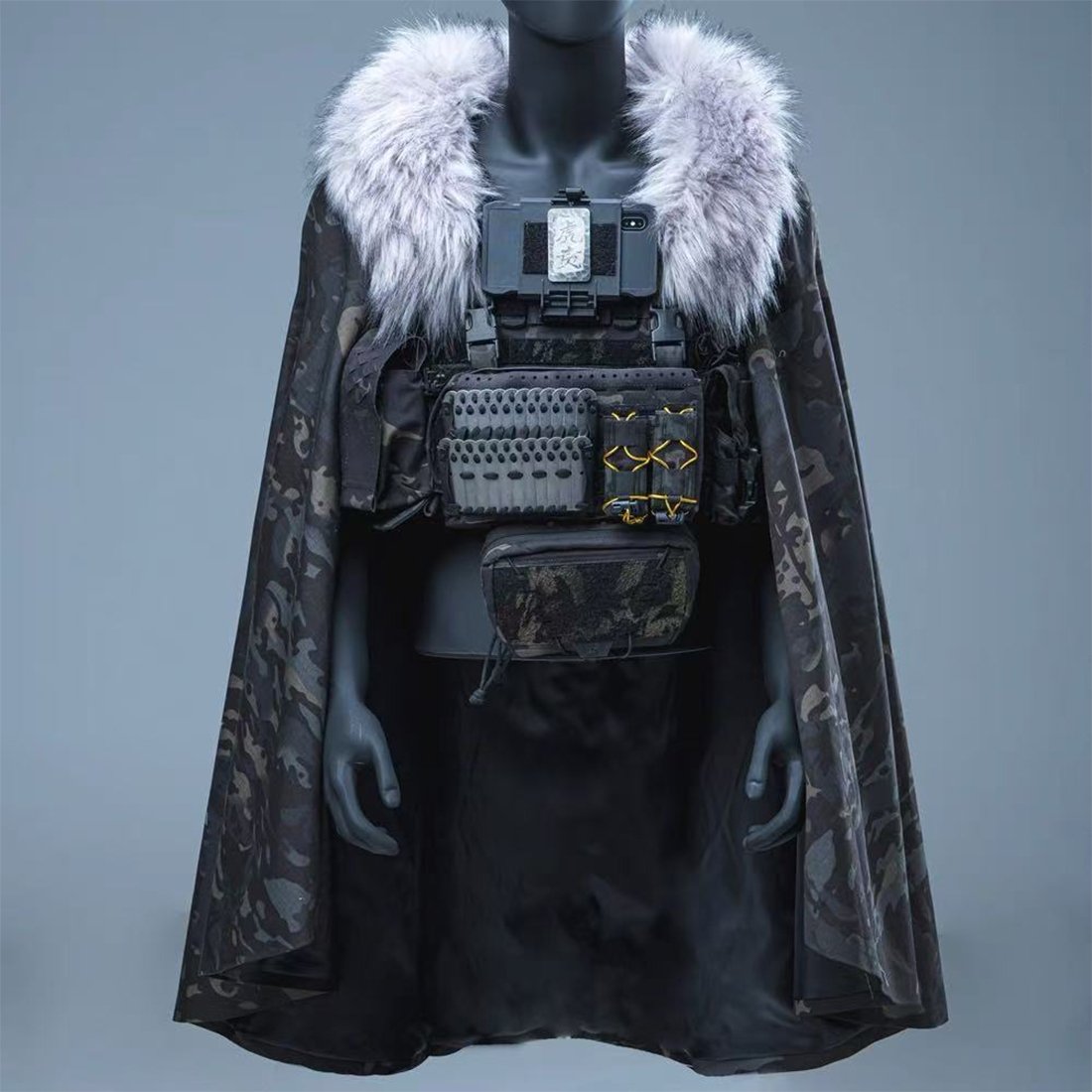 TRN Vest Mounted Cloak Snow Camouflage Cloak(White/Vest not included) - Imagen 4