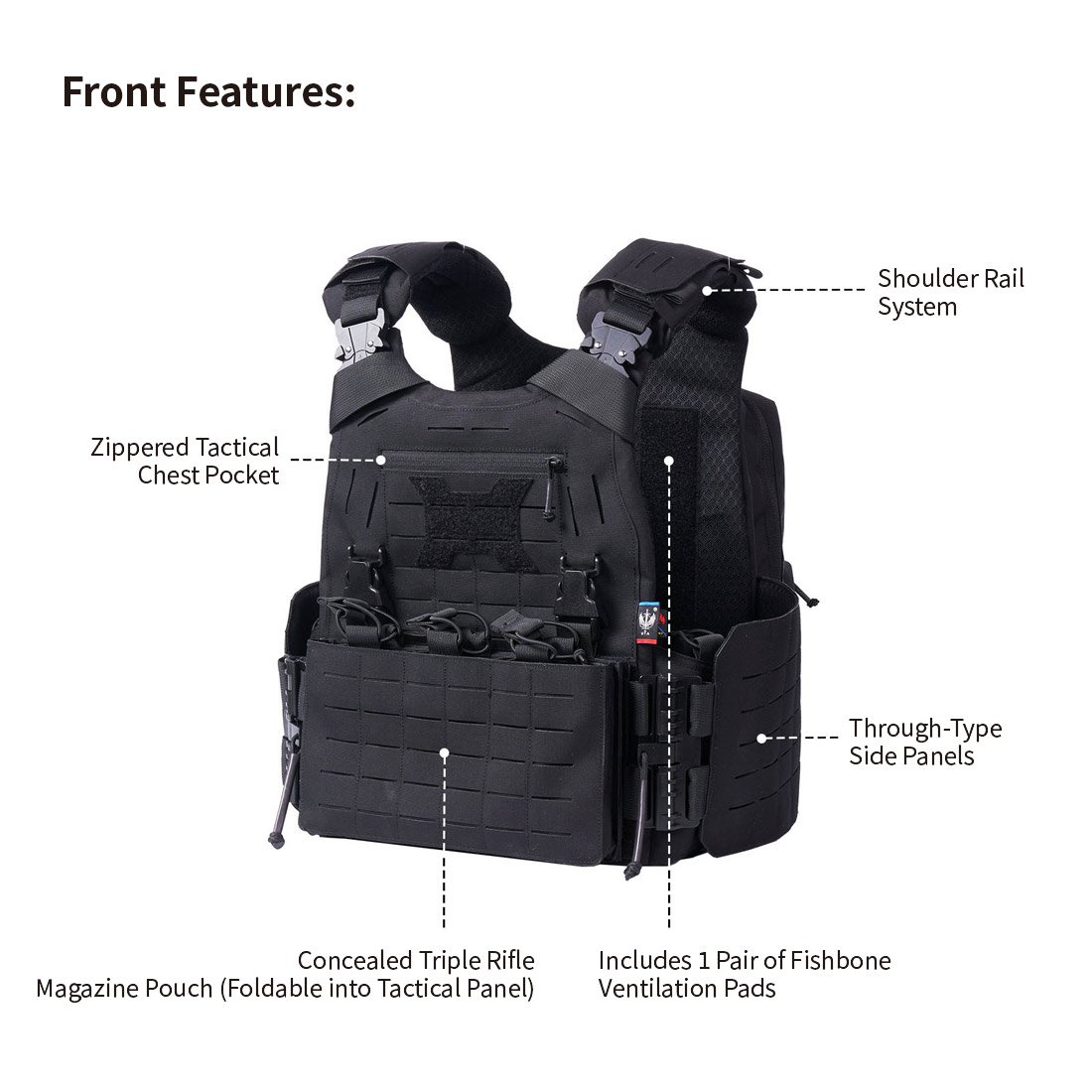 Scorpion Lightweight Combat Vest(650D) - Imagen 4